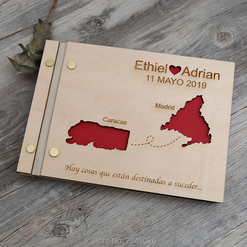 Custom Star Map - Mapa gravado livro de visitas de