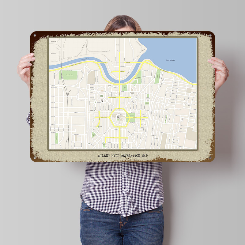 Custom Map Poster - Mapa de Silent Hill Revelation em