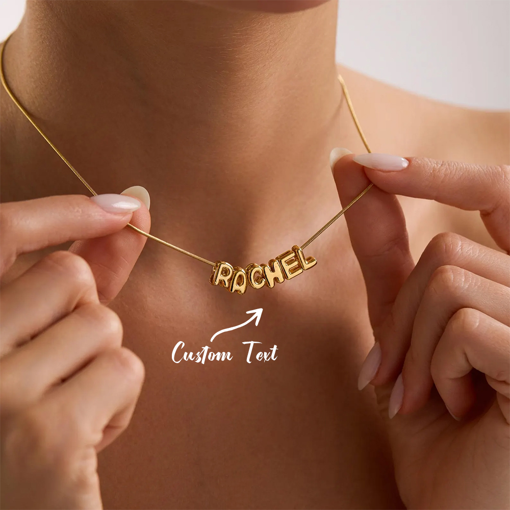 Name Necklace Custom - Colar Personalizado com Nome Inicial em