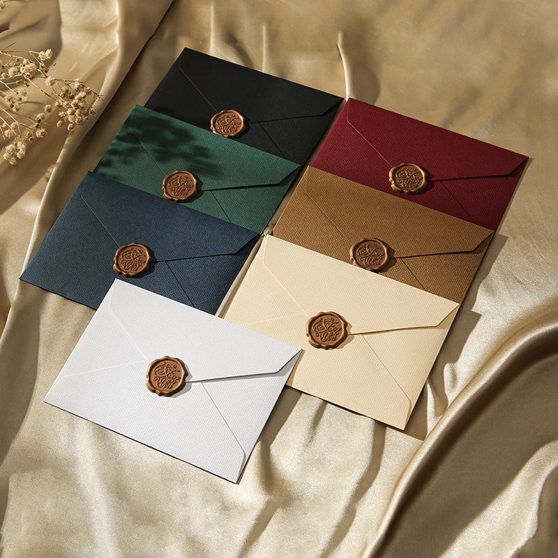 Wax Seal Letter Kit - 10 conjuntos de cartões de felicitações