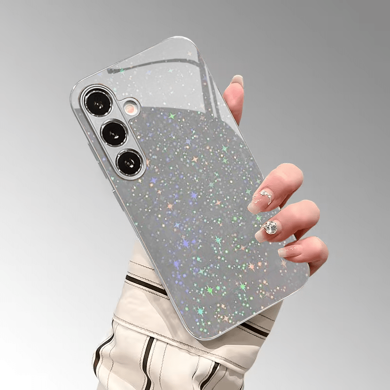 Custom Night Sky - Capa de celular de vidro galvanizado