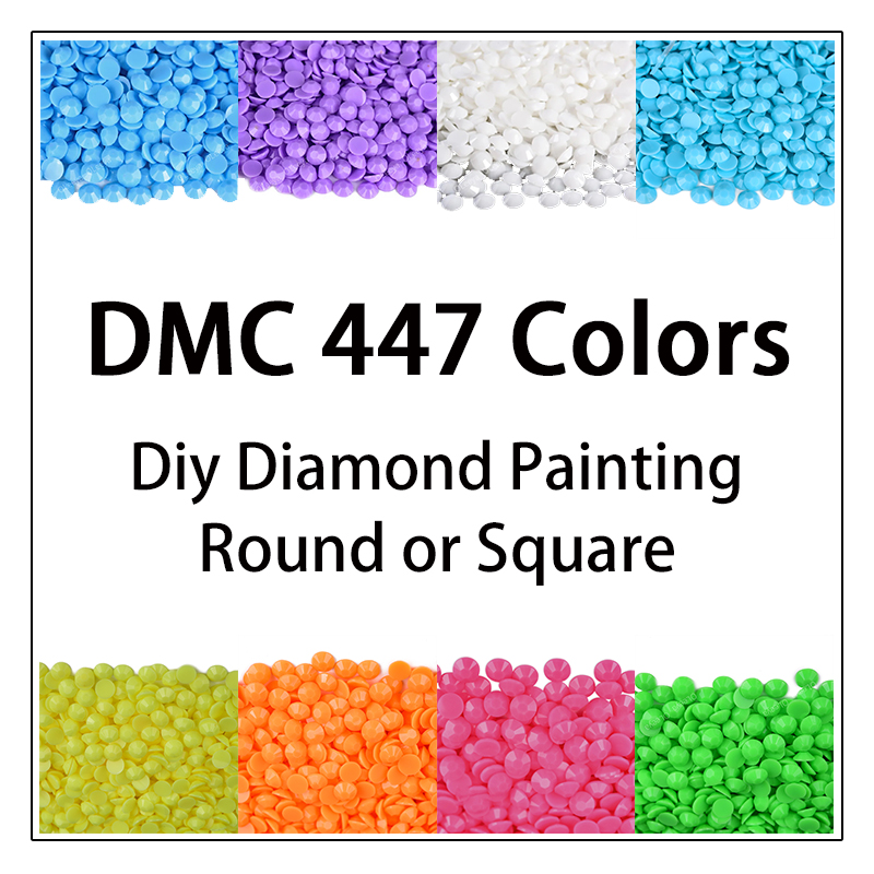 Photo Mosaic Print - Dmc 447 cores 5d diy pintura