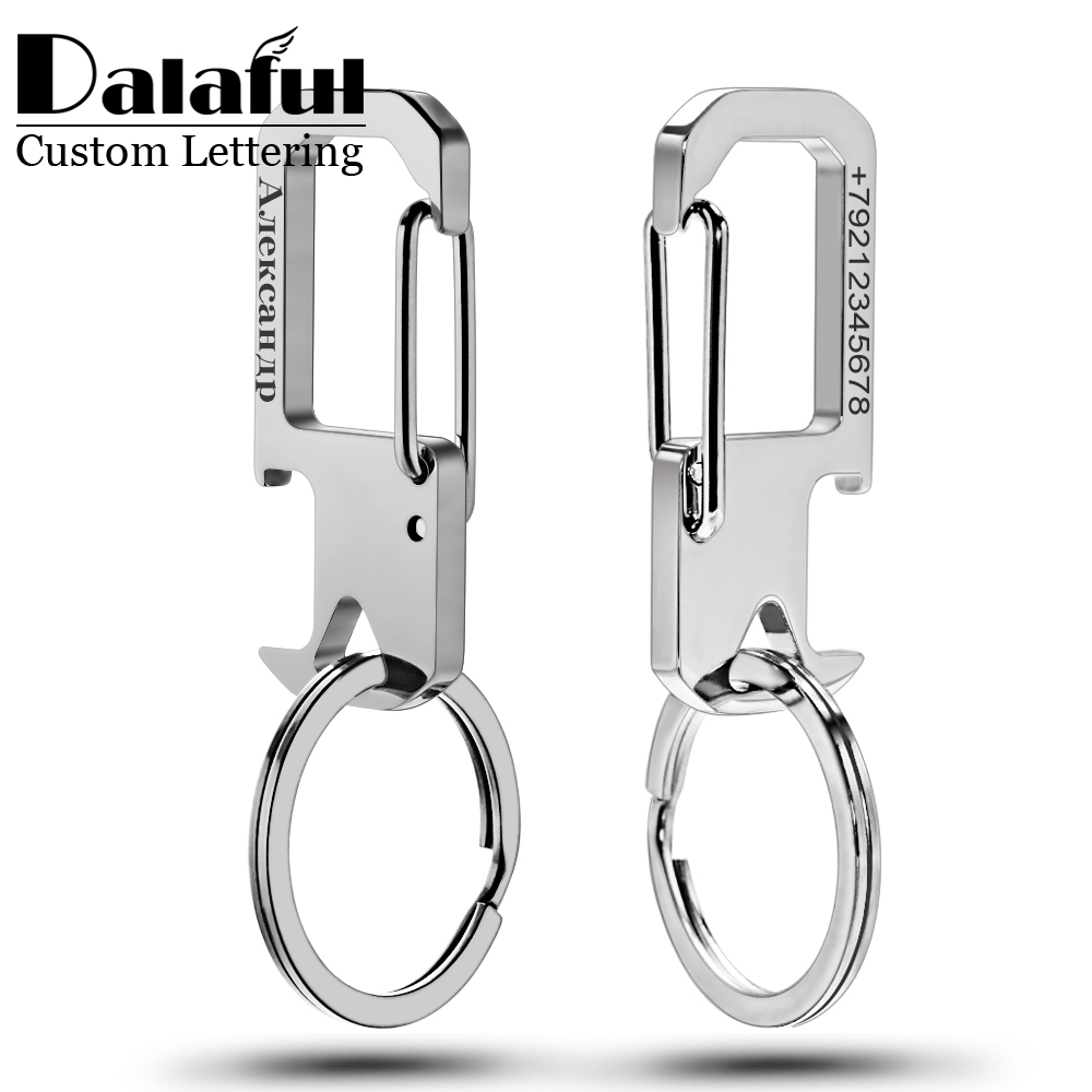 Initial Ring Custom - Chaveiro de presente personalizado em aço