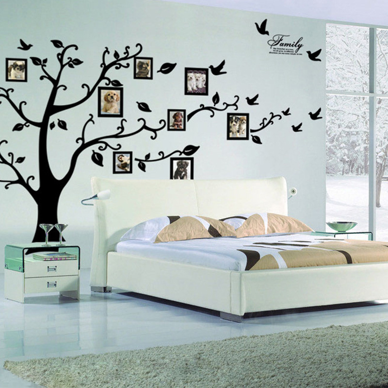 Family Tree Print - Adesivos de Parede em PVC Grande