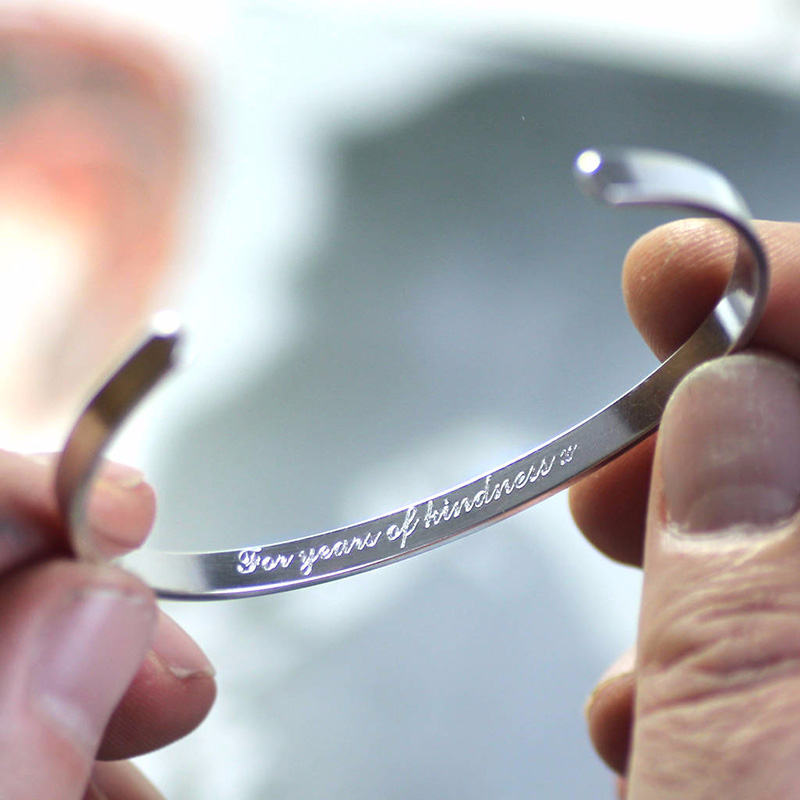 Coordinates Bracelet - Vnox dropshipping pulseira clássica básica personalizada