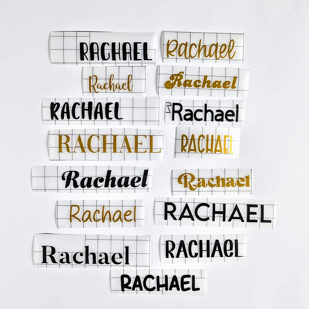 Personalised Candle Label - Adesivos de Vinil Personalizados com Nome,