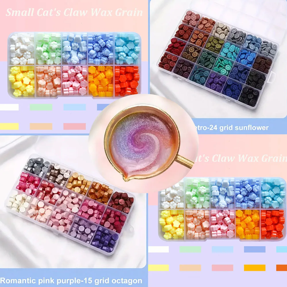 Wax Seal Letter Kit - 600 Peças de Pérolas de Cera