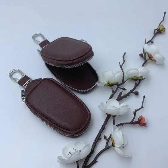 Monogram Keychain Leather - Porta-chaves de Carro em Couro PU