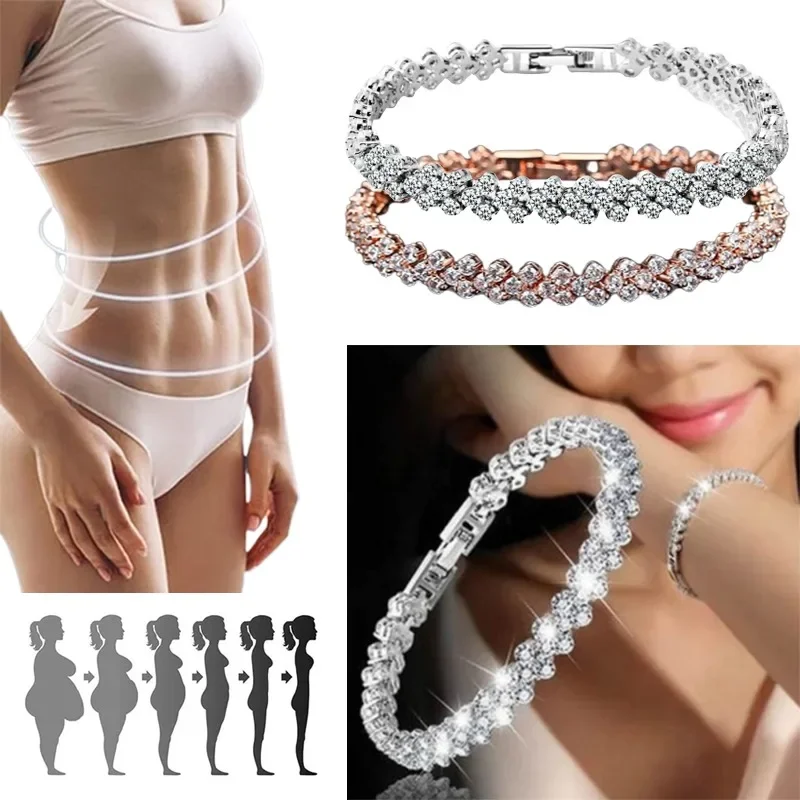 Coordinates Bracelet - Moda feminina pulseira de cristal ouro