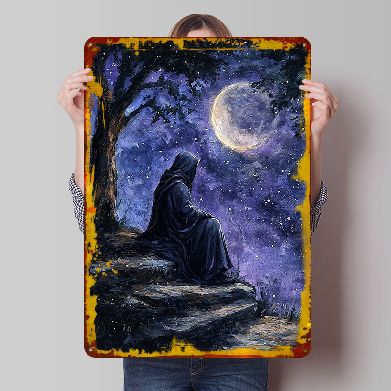 Custom Night Sky - Placa de Metal Personalizada Night Sky