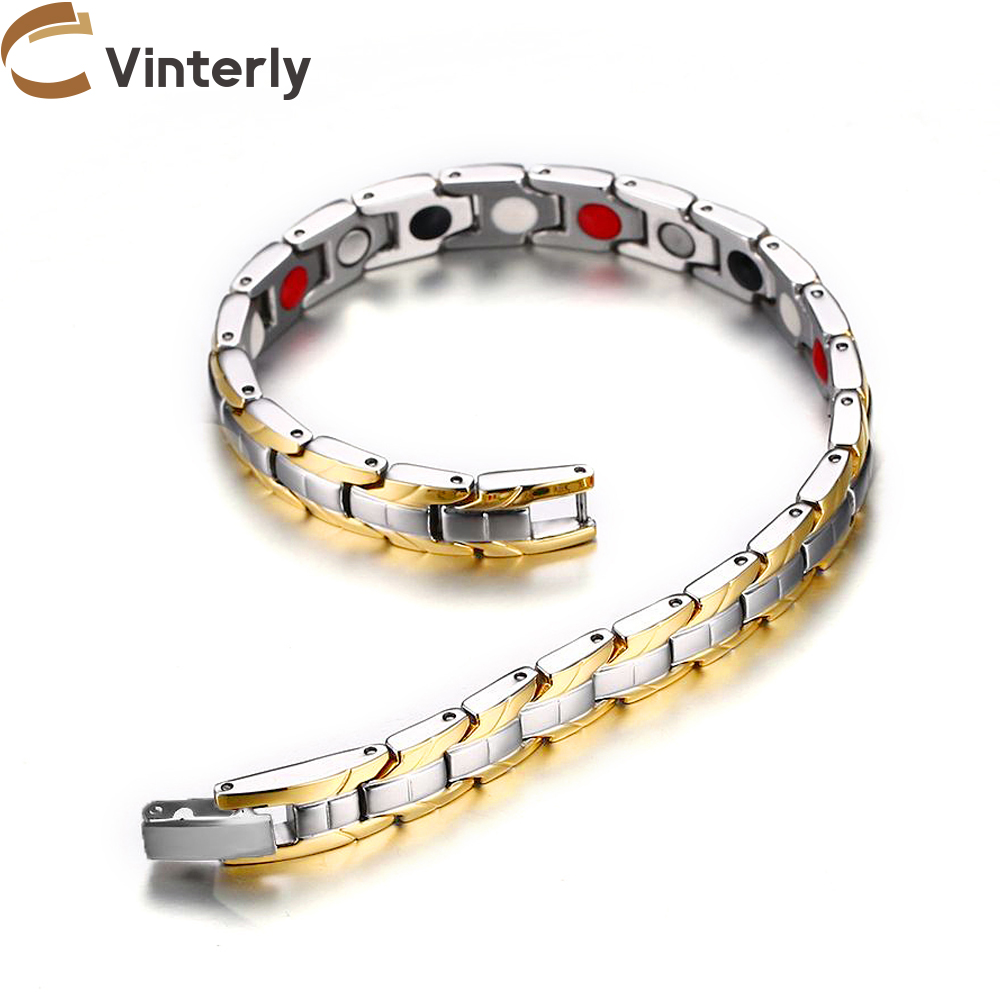 Coordinates Bracelet - Vinterly pulseira magnética saúde energia corrente
