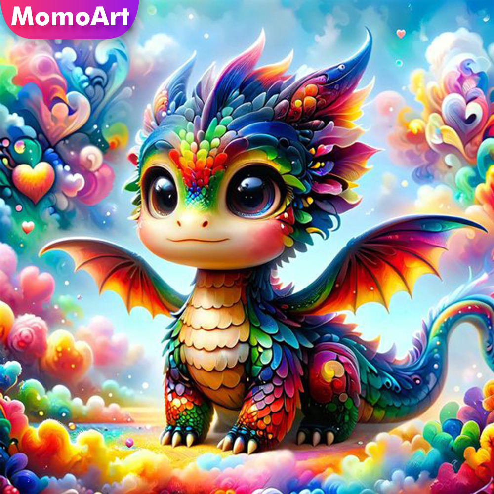 Photo Mosaic Print - Momoart quadrado completo redondo pintura diamante