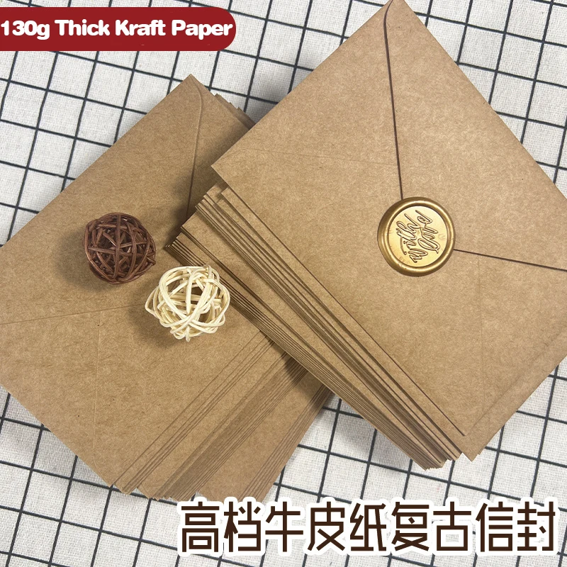 Wax Seal Letter Kit - 50 peças de envelopes de papel