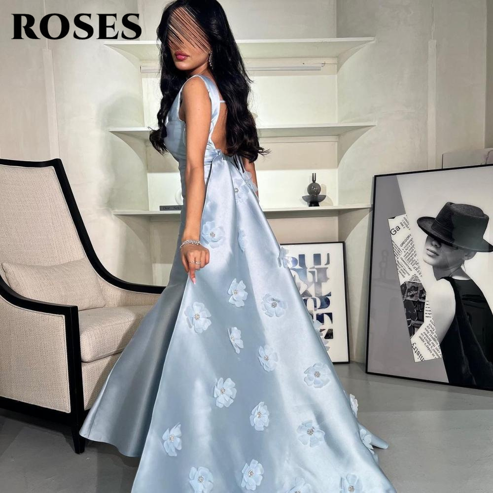 Rosas céu azul 3d flores vesti - Custom Night Sky avaliação e preço