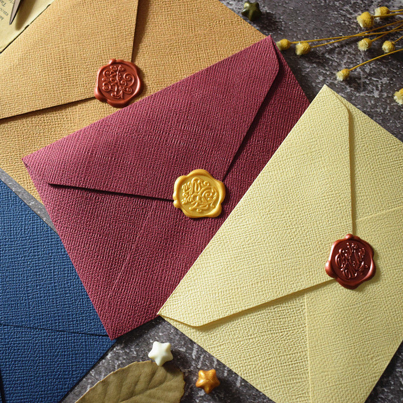 50 pçs/lote 20.1x15.1cm envelo - Wax Seal Letter Kit avaliação e preço