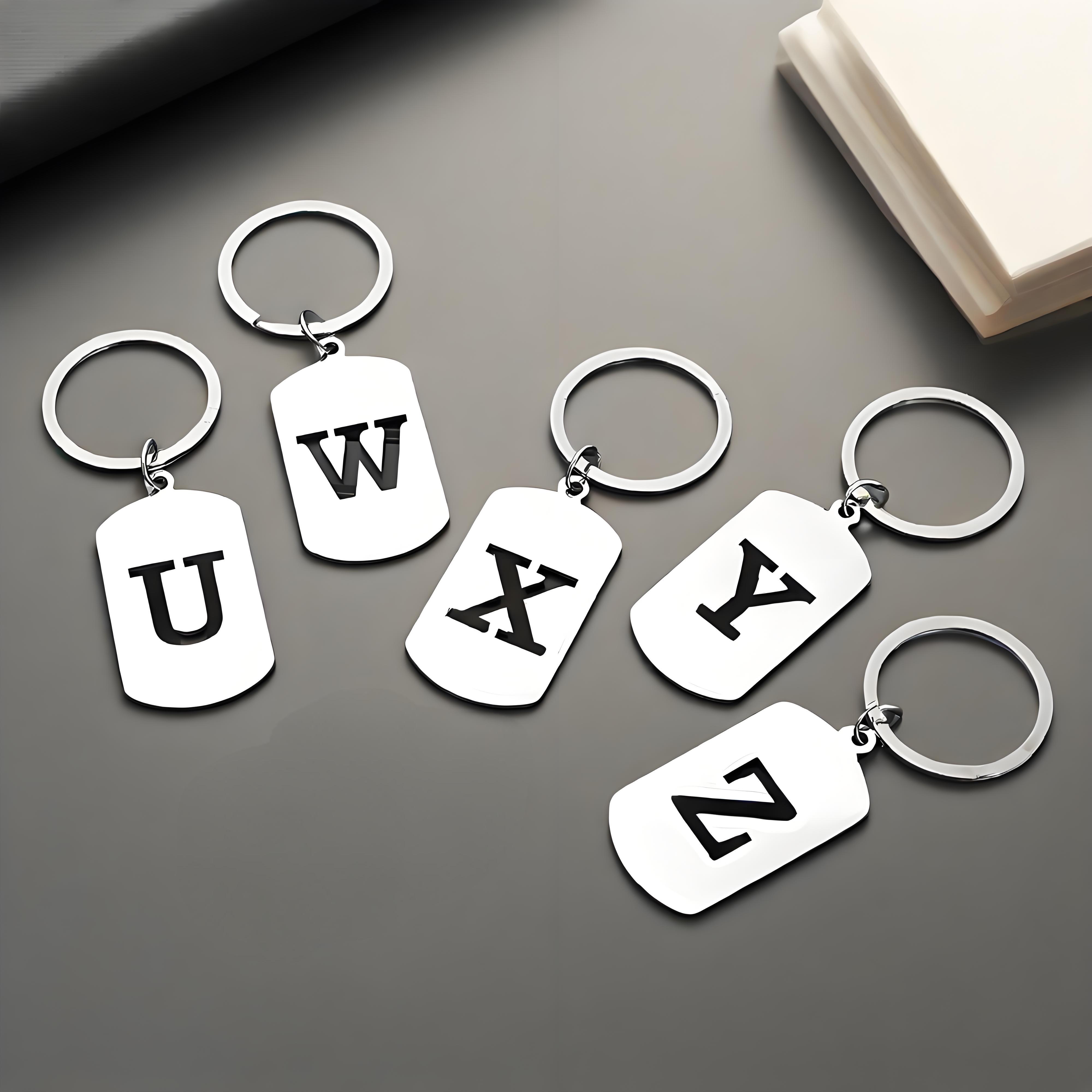 Chaveiro com letra inicial per - Initial Ring Custom avaliação e preço