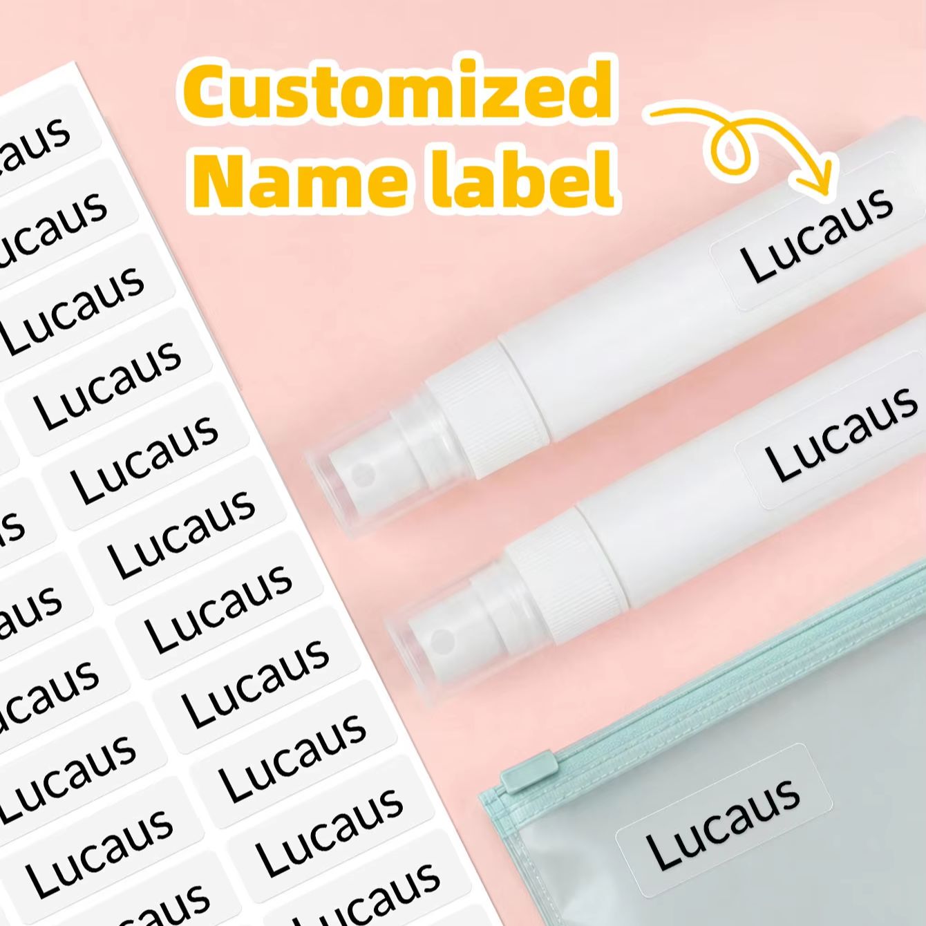 1-300PCS Adesivos Personalizad - Personalized Name Box avaliação e preço
