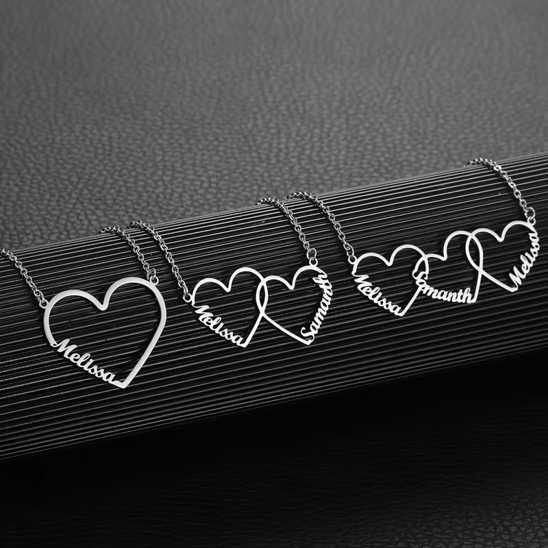 Colar Personalizado com Nomes  - Name Necklace Custom avaliação e preço