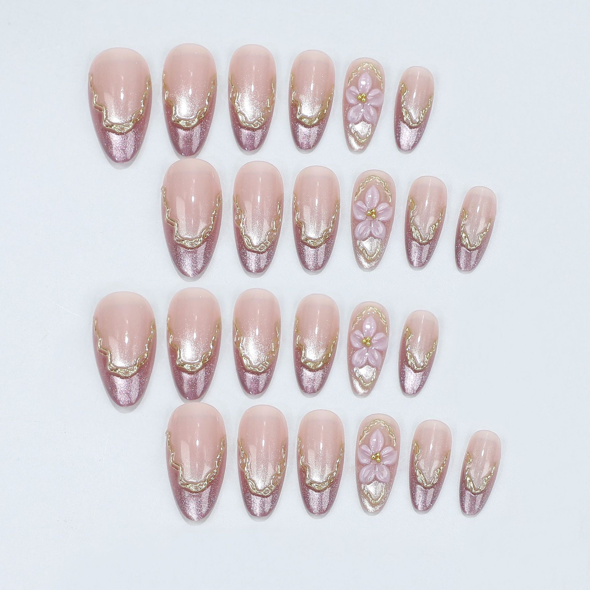 Unhas Postiças 3D com Flores,  - Pressed Flower Art avaliação e preço