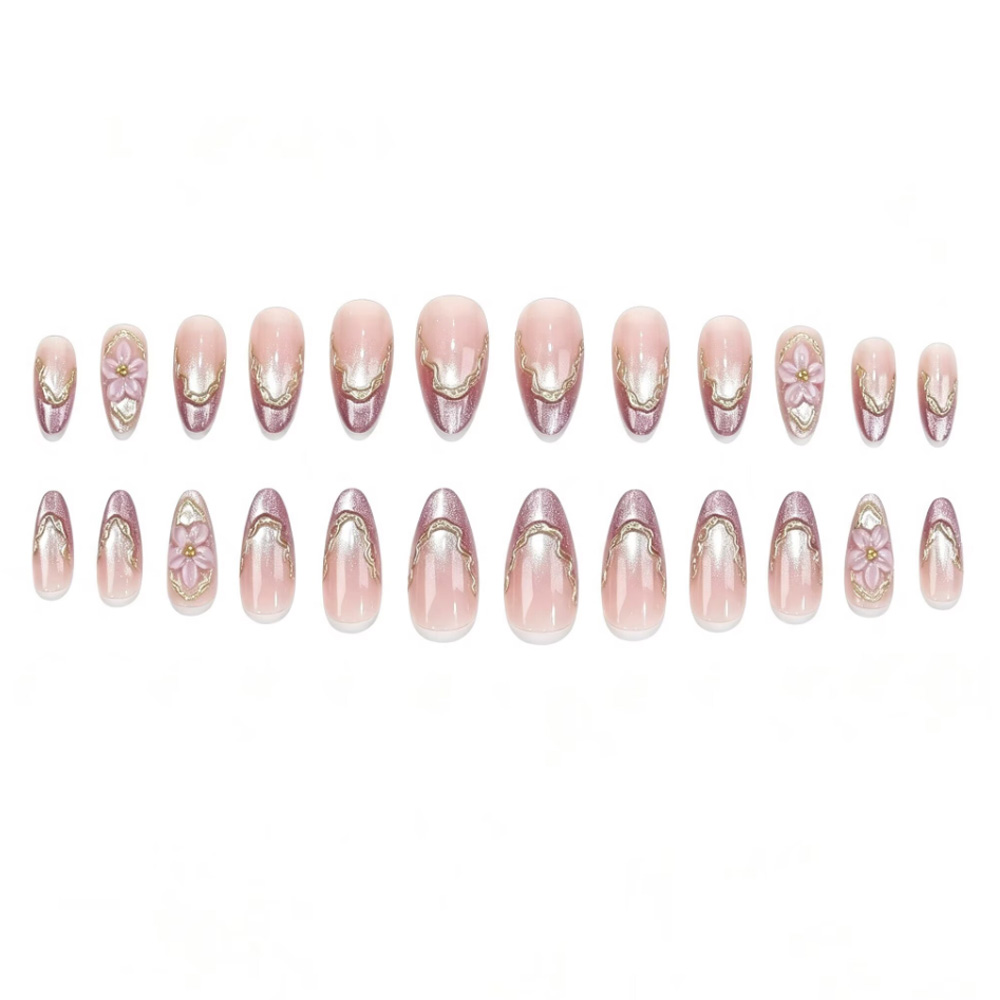 Unhas Postiças 3D com Flores,  - Pressed Flower Art avaliação e preço