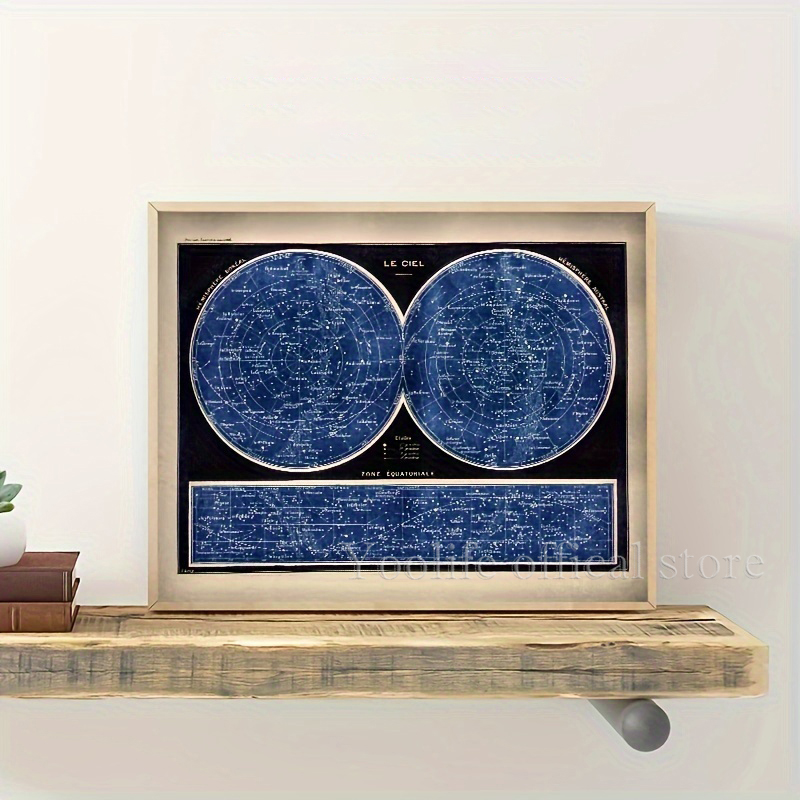 1pc planisfério celestial mapa - Custom Star Map avaliação e preço