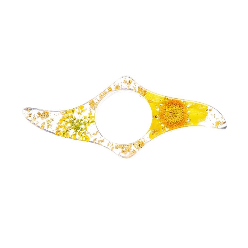 Acrílico polegar livro suporte - Dried Flower Bookmark avaliação e preço