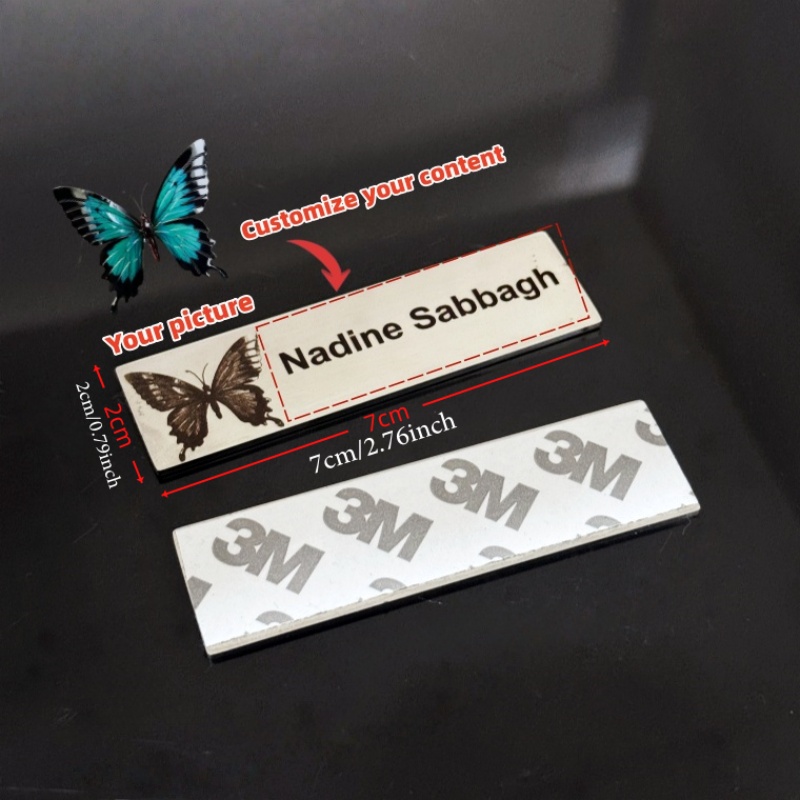 Placa de Identificação Persona - Personalized Name Box avaliação e preço
