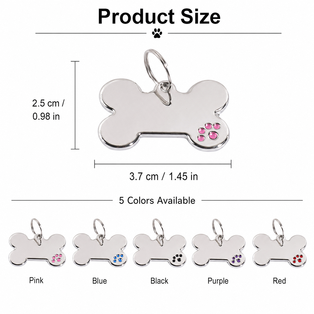 Etiqueta de Identificação Pers - Pet Portrait Custom avaliação e preço