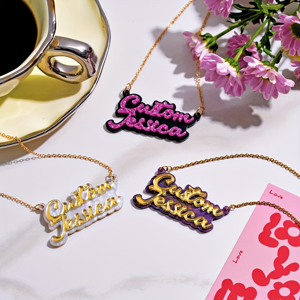 Colar de nome personalizado em - Name Necklace Custom avaliação e preço