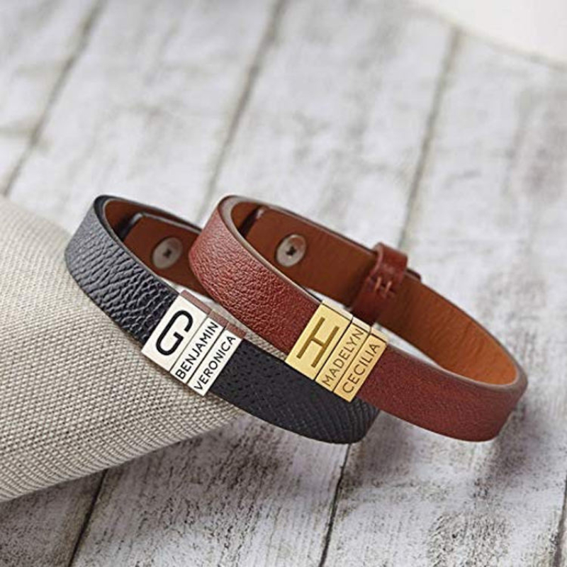 Pulseira De Couro Genuíno Ajus - Coordinates Bracelet avaliação e preço