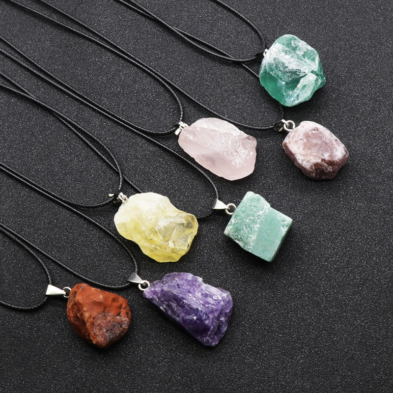 Natural uruguai ametista pedra - Birth Flower Necklace avaliação e preço
