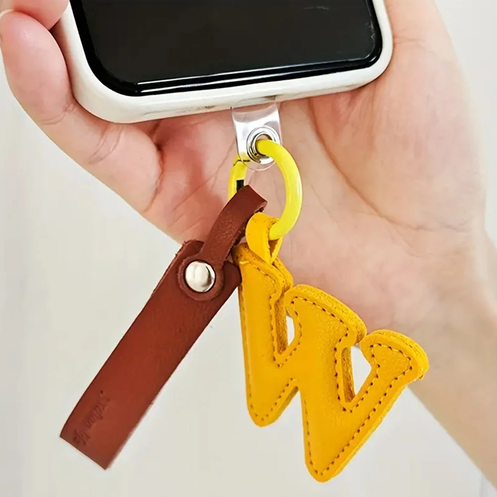 Criativo couro do plutônio 26  - Monogram Keychain Leather avaliação e preço