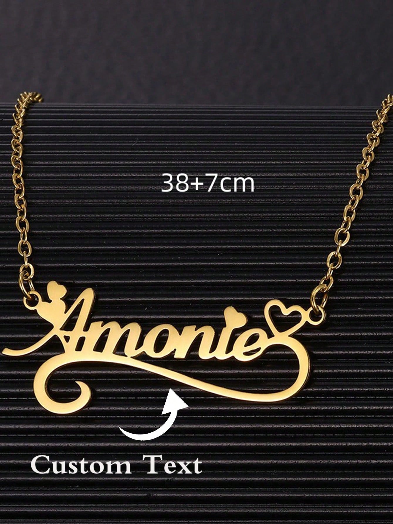 Nome personalizado Colares Cor - Name Necklace Custom avaliação e preço