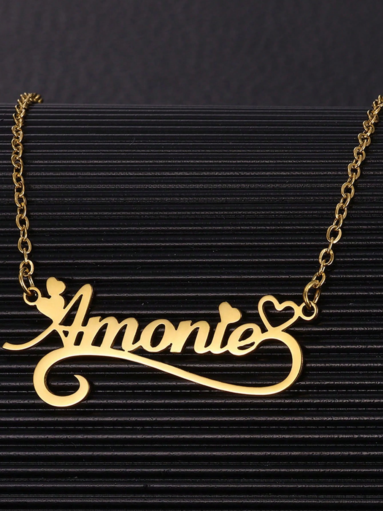 Nome personalizado Colares Cor - Name Necklace Custom avaliação e preço