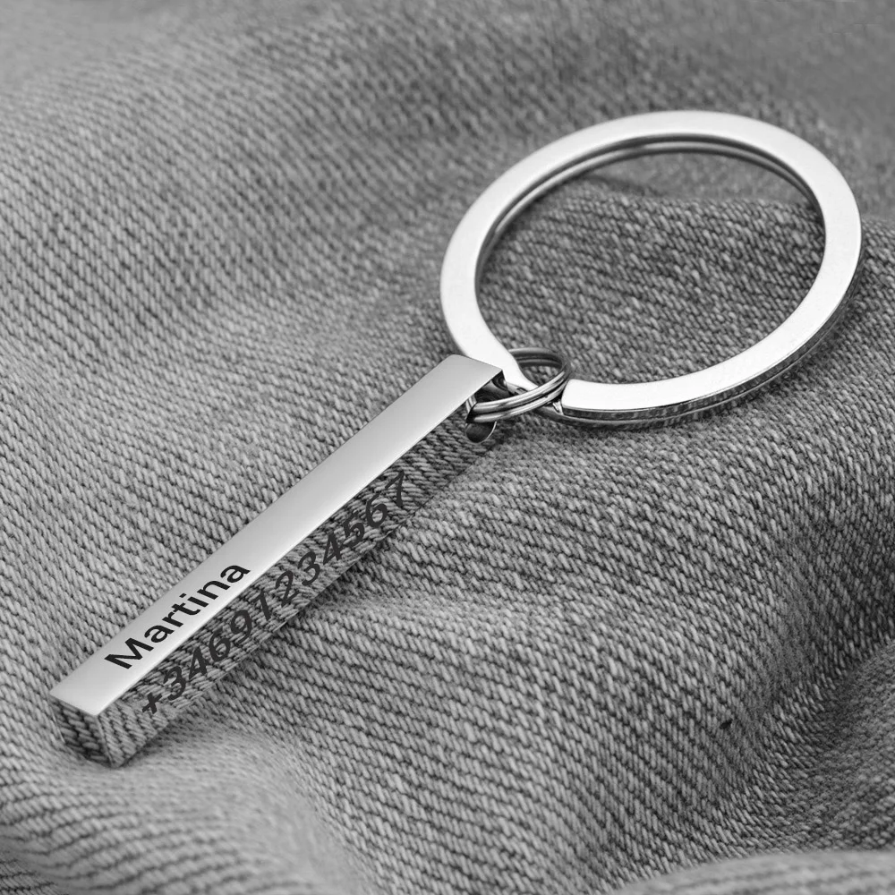 Personalizado 3d barra chaveir - Initial Ring Custom avaliação e preço