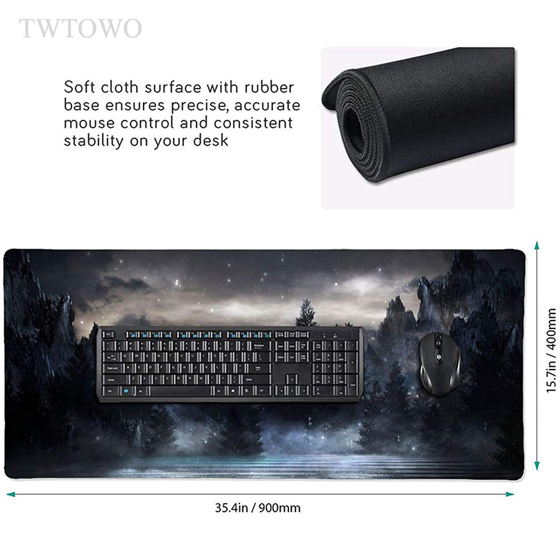 Mouse Pad Gamer XL Preto com E - Custom Night Sky avaliação e preço