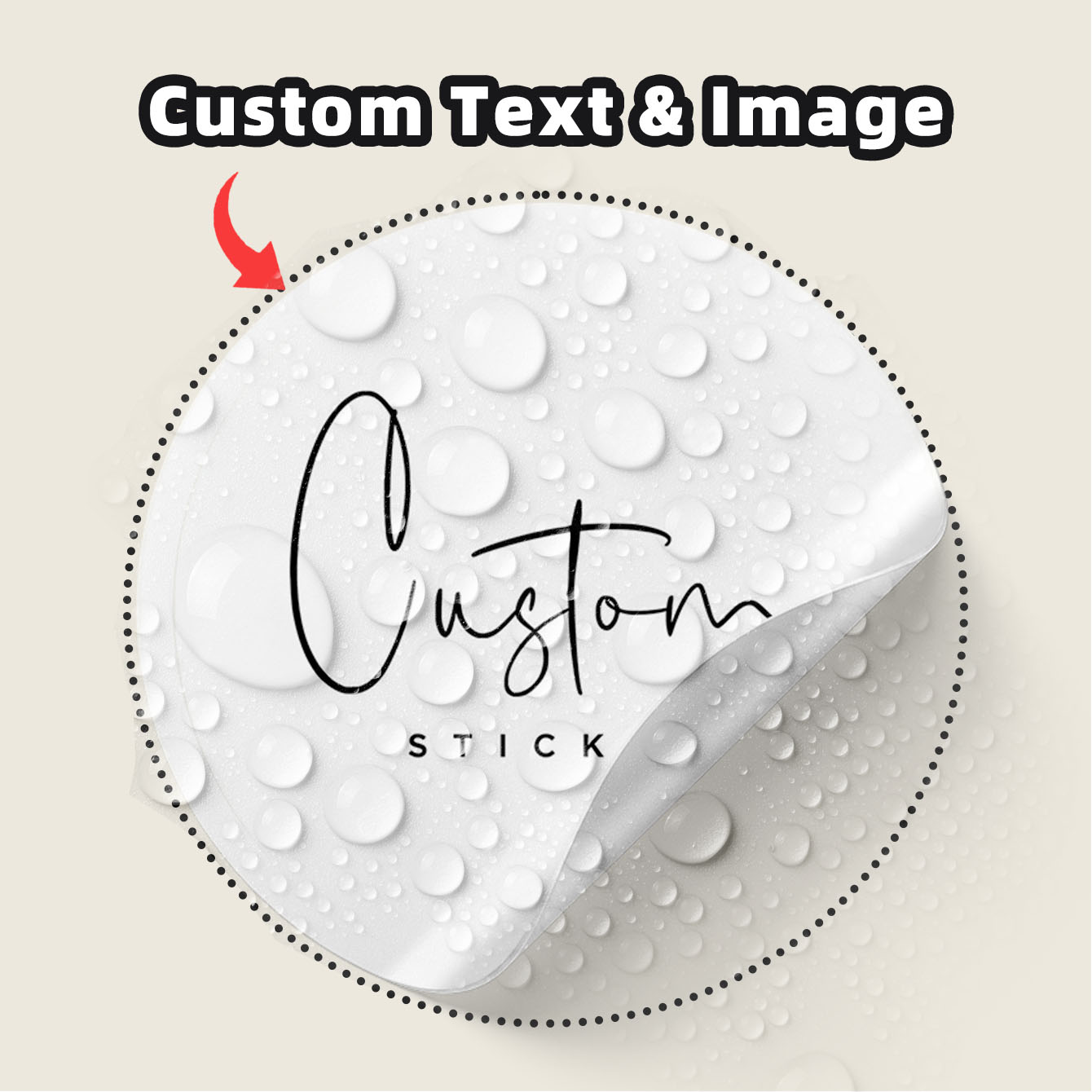 1-100 Peças de Adesivos Redond - Personalised Candle Label avaliação e preço