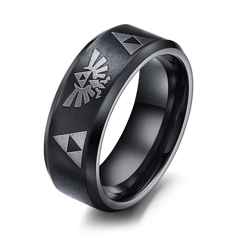 Moda anime triforce triângulo  - Initial Ring Custom avaliação e preço