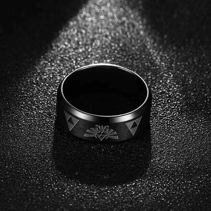 Moda anime triforce triângulo  - Initial Ring Custom avaliação e preço