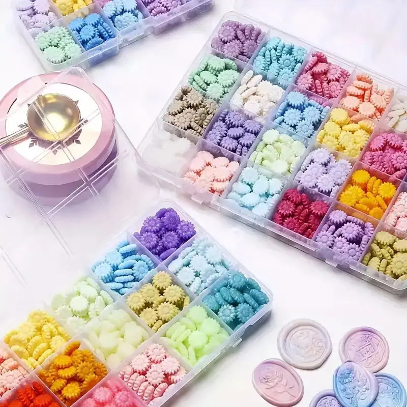 600 Peças de Pérolas de Cera p - Wax Seal Letter Kit avaliação e preço