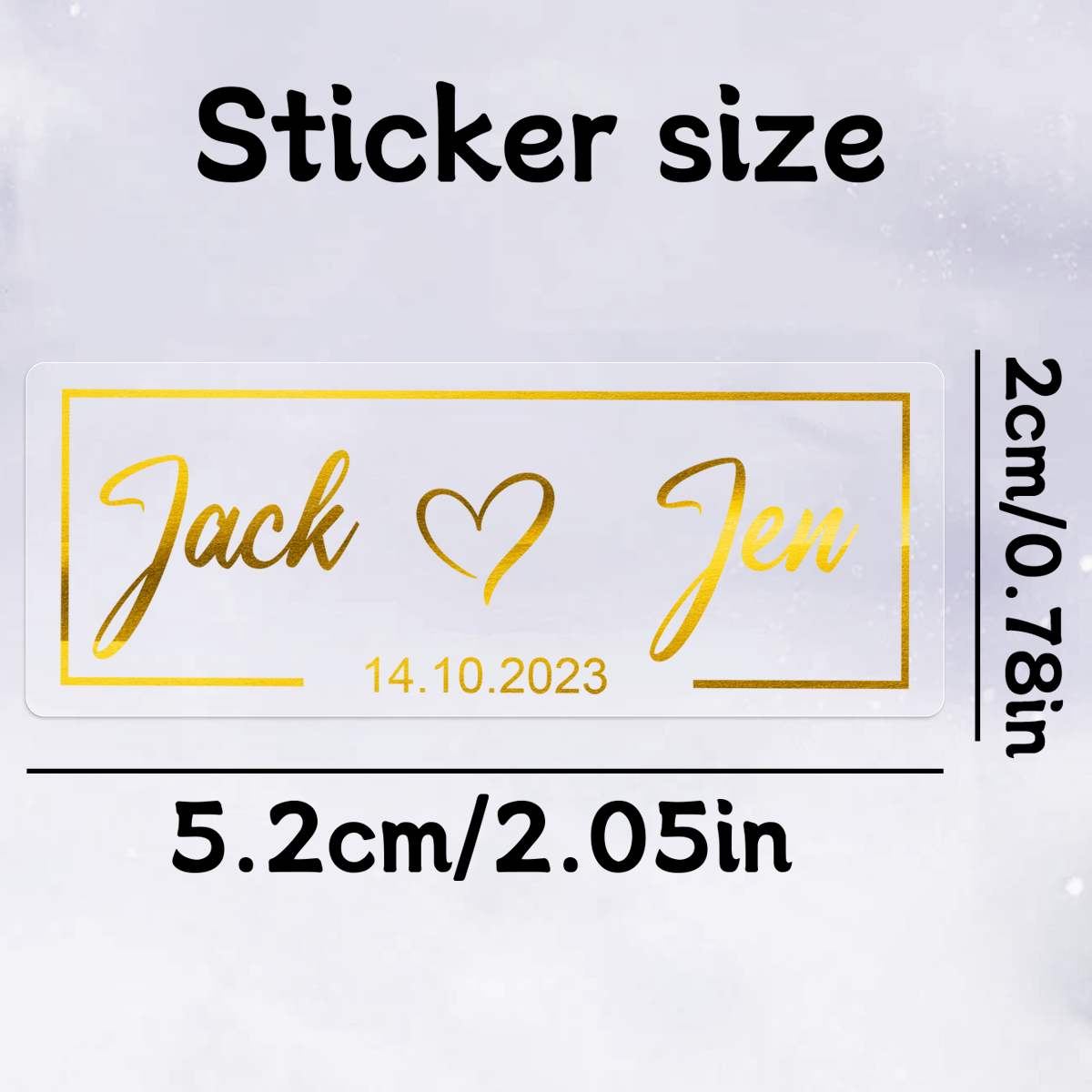 30-240pcs Adesivos de Casament - Personalised Candle Label avaliação e preço