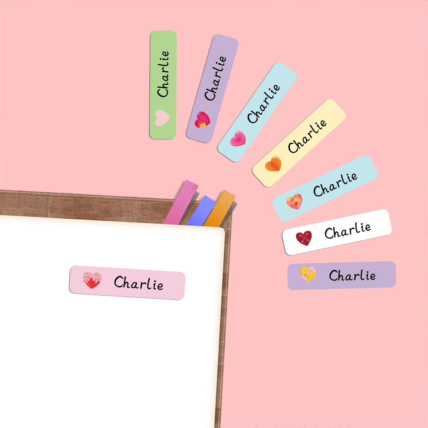 Etiquetas adesivas personaliza - Personalized Name Box avaliação e preço