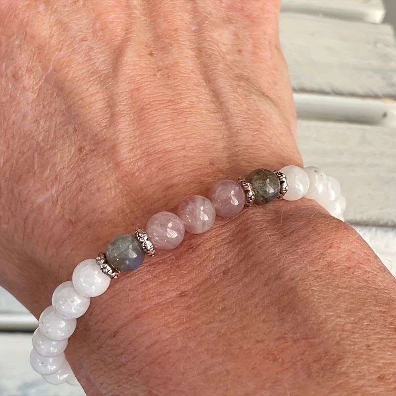 Nova pulseira de pedra da lua, - Coordinates Bracelet avaliação e preço