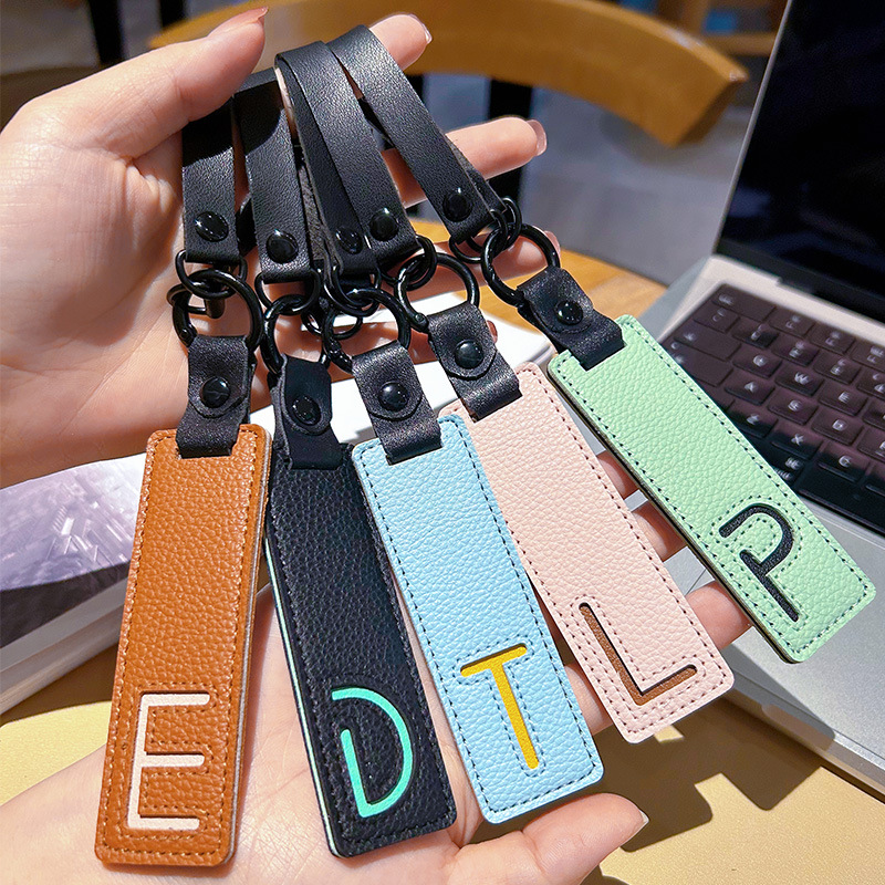 Clássico couro do plutônio cha - Monogram Keychain Leather avaliação e preço