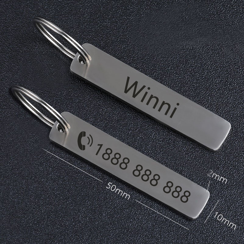 Chaveiro de aço inoxidável per - Initial Ring Custom avaliação e preço