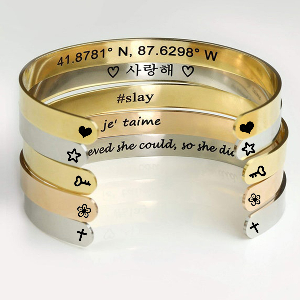 Pulseiras de Pulso Personaliza - Coordinates Bracelet avaliação e preço