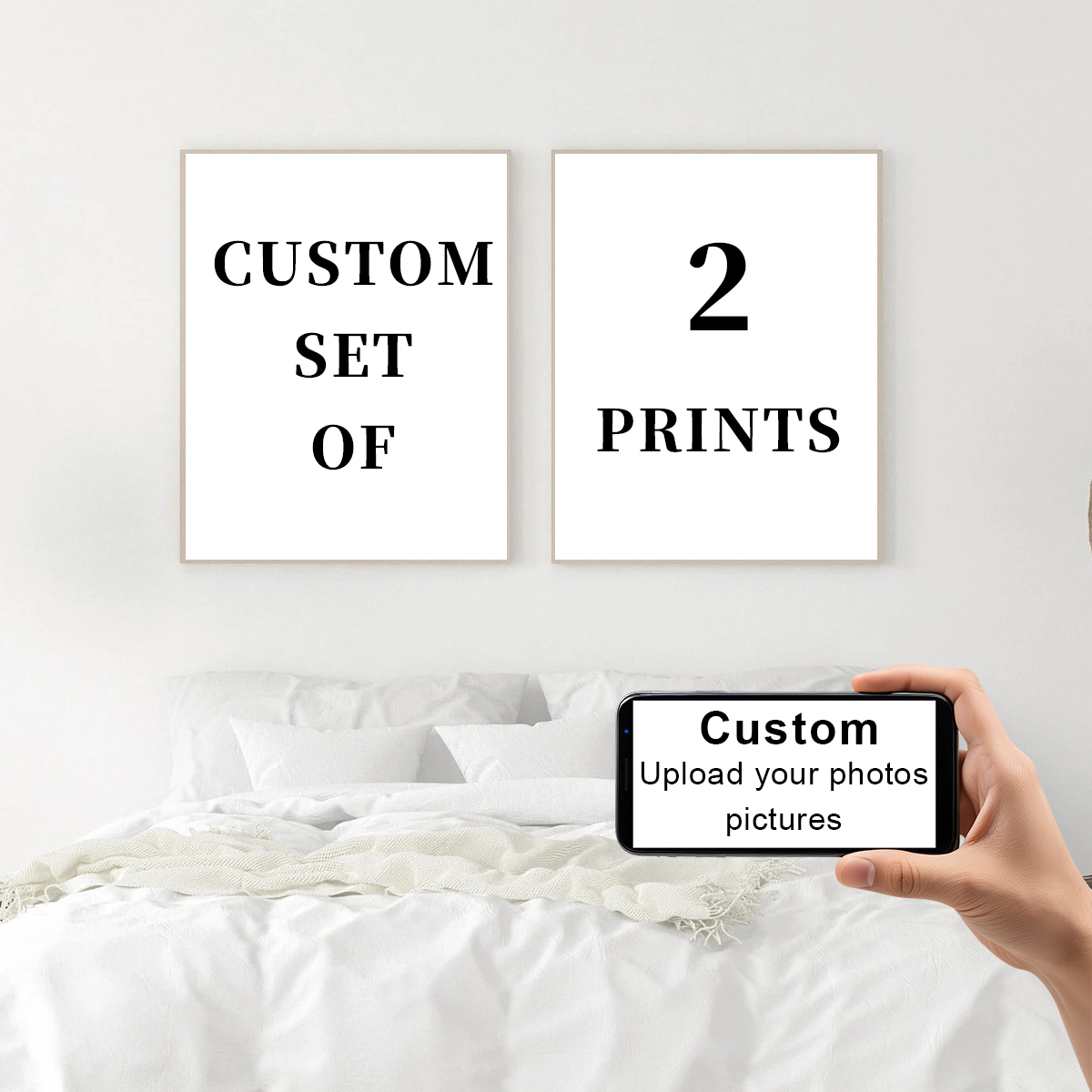 Conjunto de 2 Peças: Impressõe - Pet Portrait Custom avaliação e preço