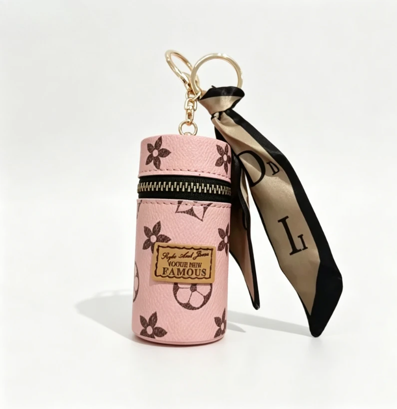 Bolsa Cilíndrica Mini para Bat - Monogram Keychain Leather avaliação e preço