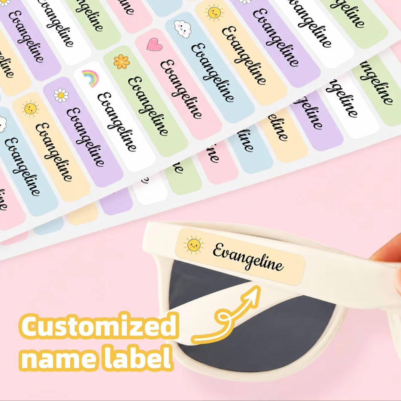 1-300PCS Adesivos Personalizad - Personalized Name Box avaliação e preço