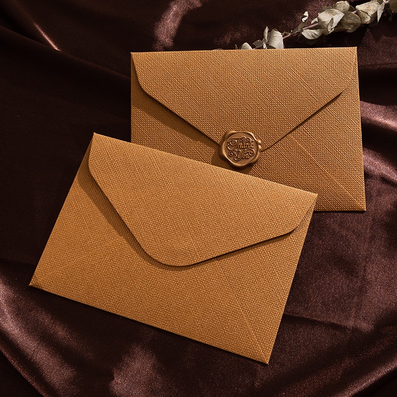 5 pçs retro linho padrão envel - Wax Seal Letter Kit avaliação e preço